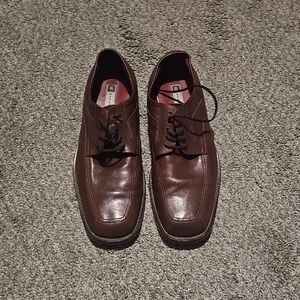 Bachrach Brown Leather Oxfords